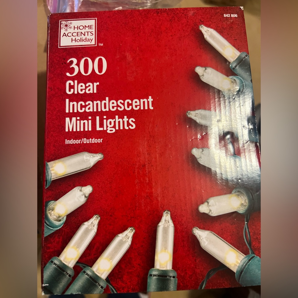 New in Box Clear Mini Lights